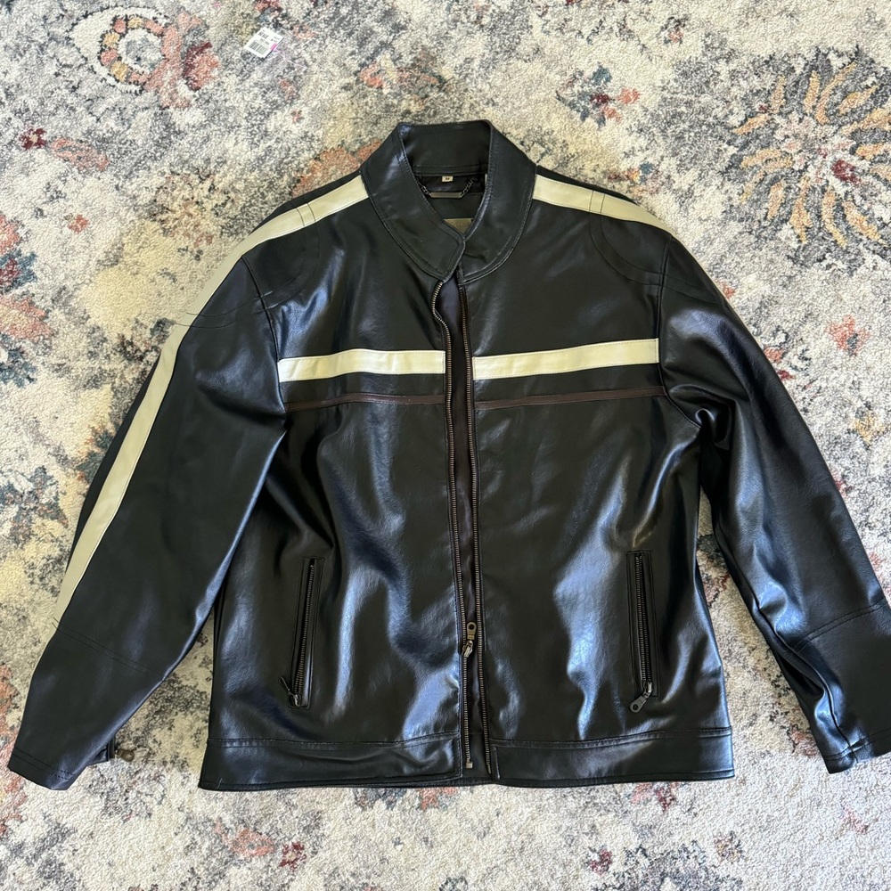 Vintage Genuine Leather Point Zero Men’s Jacket